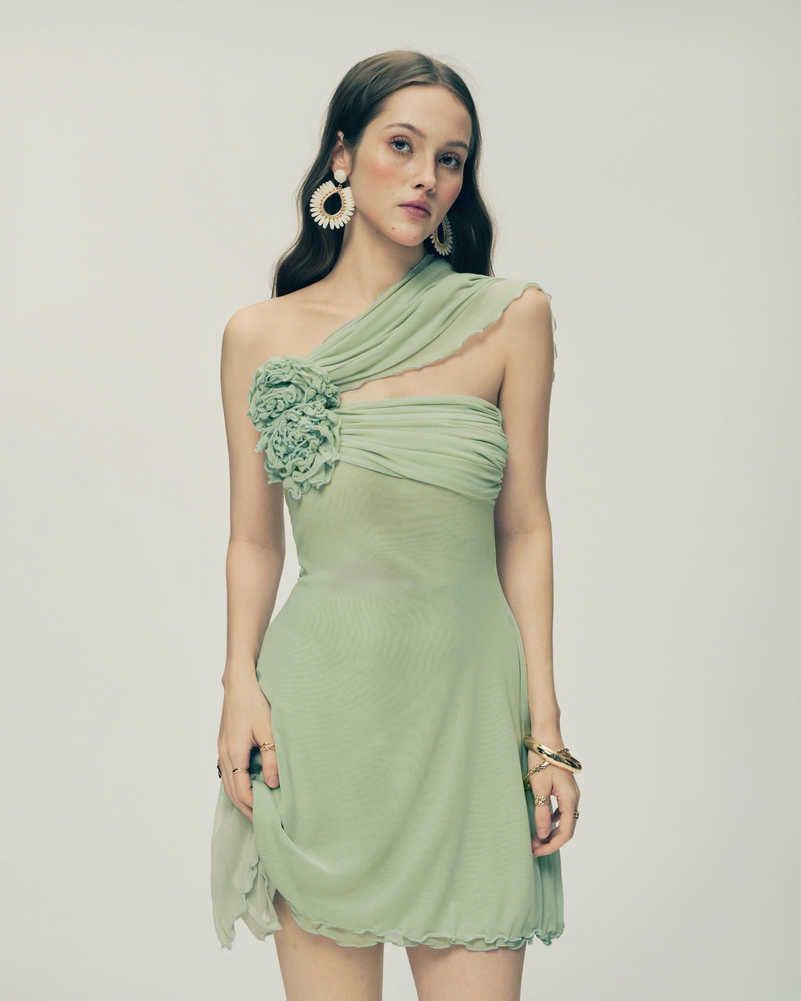 Alara Mini Dress - Mint