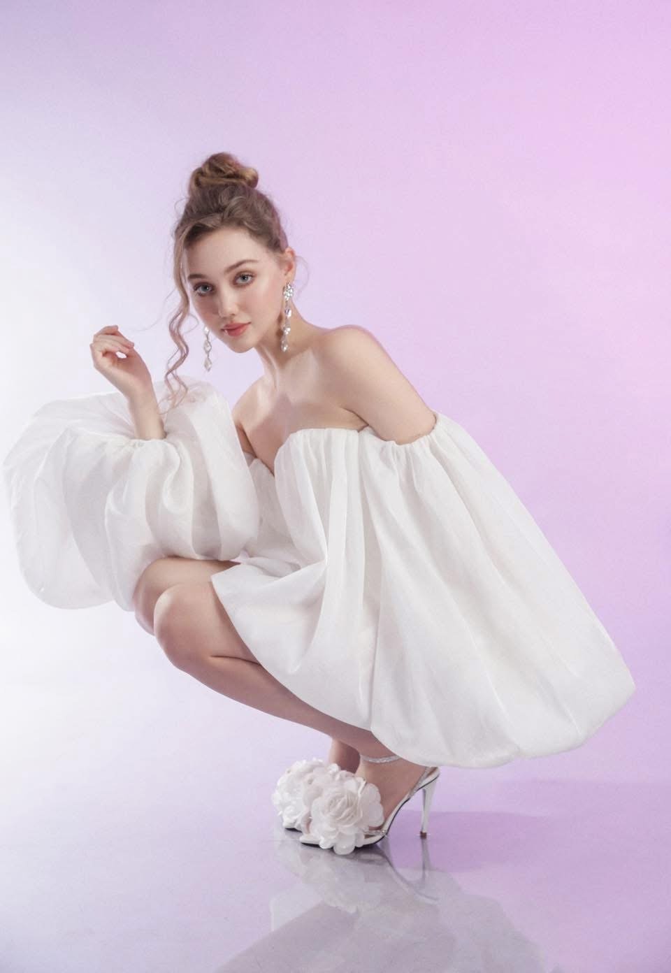 Lea Corset Top - White
