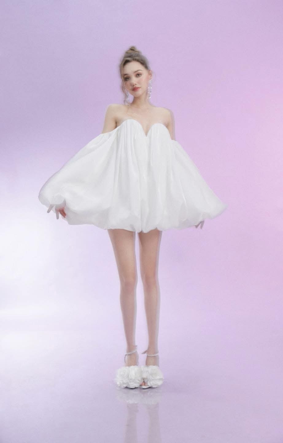 Lea Corset Top - White